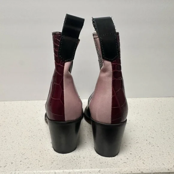 Ganni Multicolor Western Booties 39